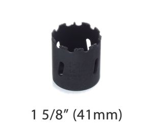  1 5/8 inch  Carbide Hole Saw for Concrete Cement Drywall Plaster Hardie Board Masonry Wall Tile Marble Brick 41mm Carbide Edge Hole Saw