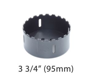 3 3/4 inch  Carbide Hole Saw for Concrete Cement Drywall Plaster Hardie Board Masonry Wall Tile Marble Brick 95mm Carbide Grit Hole Saw