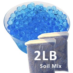 Water Beads for Floating Candles BLUE B Grade for Soil Mix These are B Grade Deco Water Marbles and so Don't Hold The Shape as Well as Deco Grade 2 x 1lb Bags