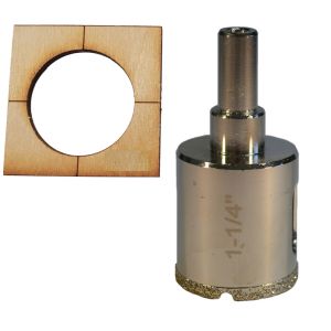 1 1/4 inch Hole Saw for Tile Diamond Hole Saw Drill Bit Bit 1 1/4 in 32mm