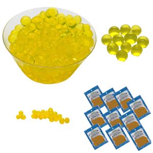 Water Beads for Floating Candles Gold Water Marbles for Plants 10 x 10g Bags Vase Fillers for Wedding Centerpieces