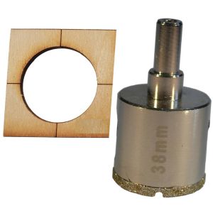 1 1/2 inch Hole Saw for Tile Diamond Hole Saw Drill Bit 1 1/2 in 38mm