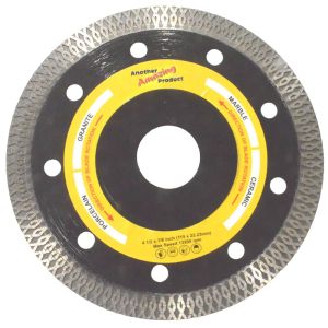 4 1/2 inch 115mm Ultra Thin Diamond Blade for Angle Grinder for Cutting Porcelain Tile and Granite use in Angle Grinder or Tile Saw Plunge Cut into Porcelain for Box Cuts Outlets and Toilet Flange Cut Out