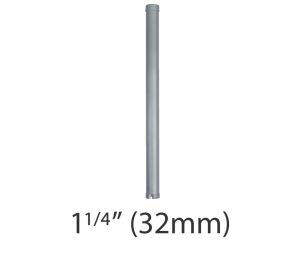 1 1/4" (32mm) dia. X 400mm Long Sintered Diamond Core Drill Bit 5/8-11UNC Thread