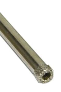 1/4" (6mm) Electroplated Diamond Grit Edge Drill Bit - Hole Saw