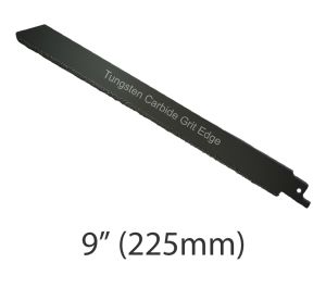 9" (225mm) Tungsten Grit Reciprocating Saw Blade - Universal Fit