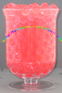 Water Beads for Floating Candles Red Water Marbles for Plants 1lb Bag Vase Fillers for Wedding Centerpieces